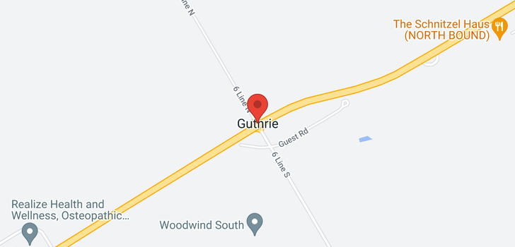 map of 22 GUTHRIE Lane
